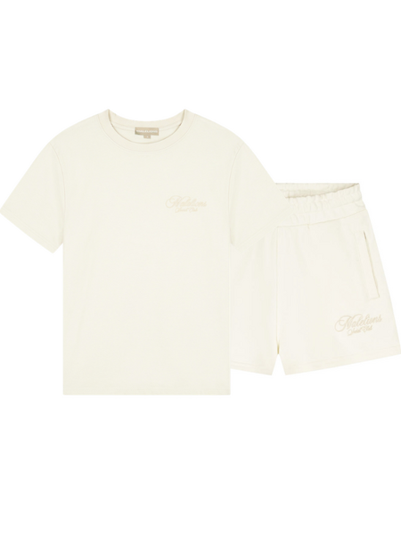 Malelions Women Social Club Combi-Set - Cream