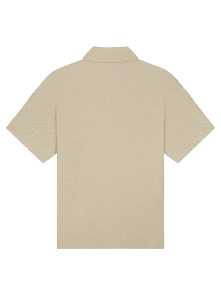 Malelions Malelions Emblem Seersucker Buttun Up - Light Taupe