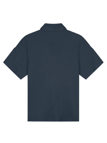 Malelions Malelions Emblem Seersucker Button up - Navy