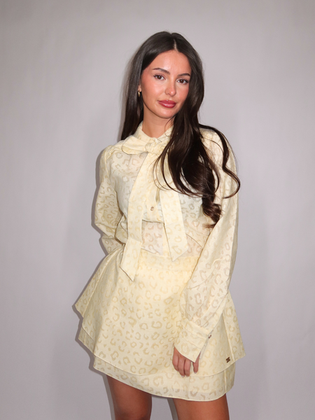 Nikkie Nikkie Pragues Leopard Skirt - Lemonade