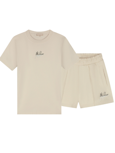 Malelions Women Kiki Combi-Set - Sand/Dark Sand