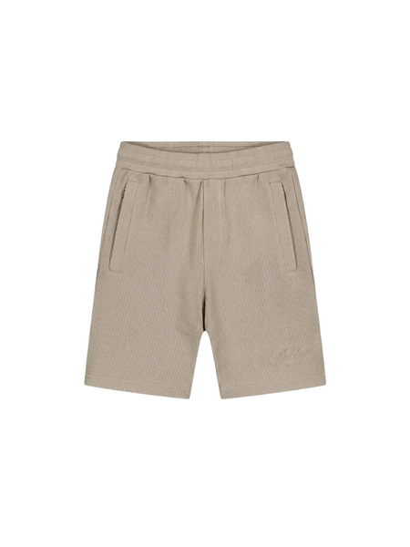 Malelions Malelions Kids Ribbed Script Short - Cream