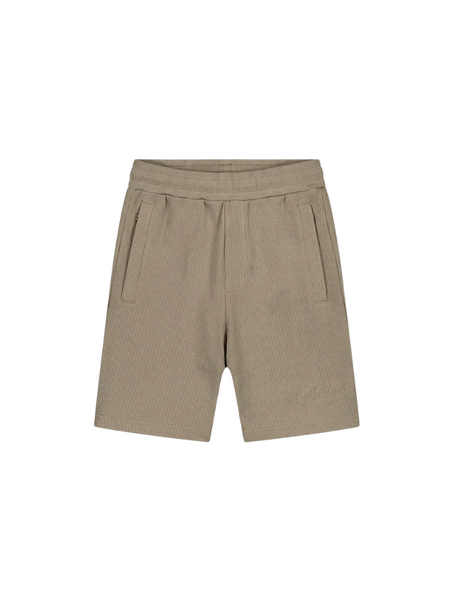 Malelions Malelions Kids Ribbed Script Short - Olive Green