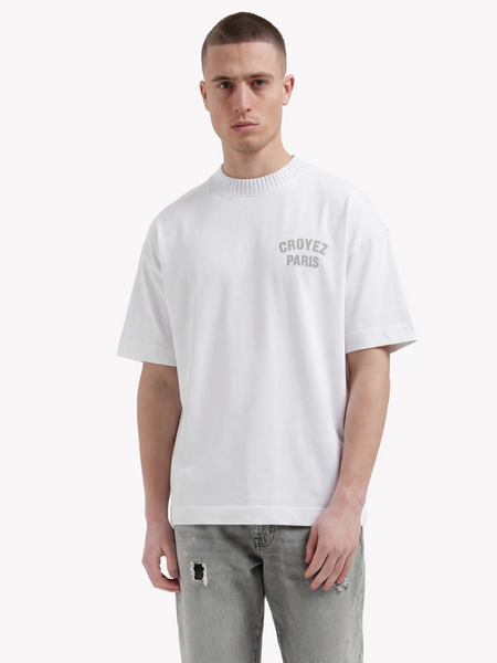 Croyez Croyez Paris Knit T-Shirt - White