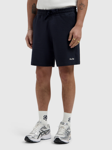 Pure Path Structure Sweat Shorts - Dark Navy