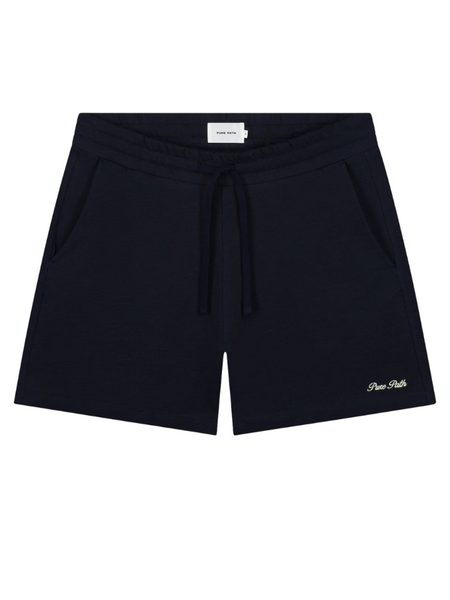Pure Path Pure Path Structure Sweat Shorts - Dark Navy