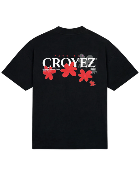 Croyez Croyez Botanique T-Shirt - Black/Red