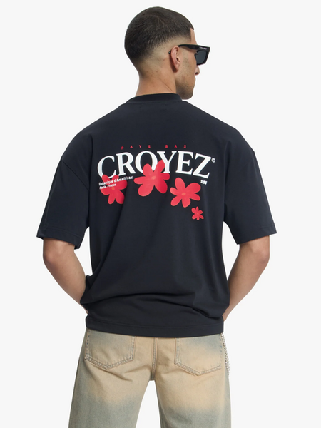 Croyez Croyez Botanique T-Shirt - Black/Red Croyez Botanique T-Shirt - Black/Red