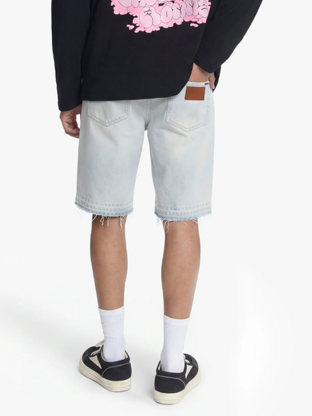 Croyez Croyez CD2 Stepped Hem Shorts - Light Blue