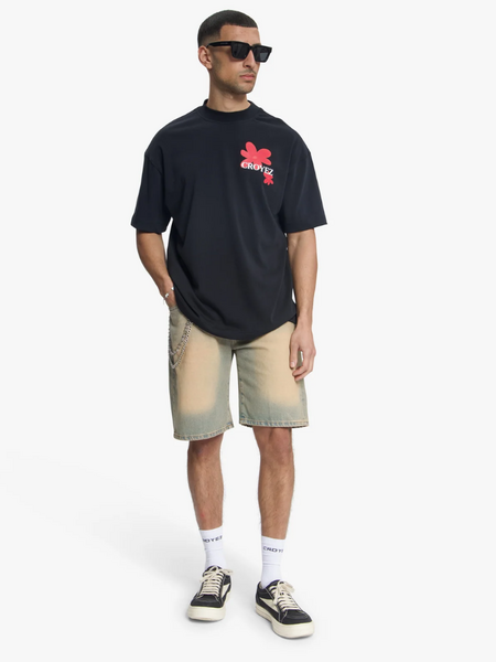 Croyez Croyez CD2 Washed Denim Shorts - Sand washed