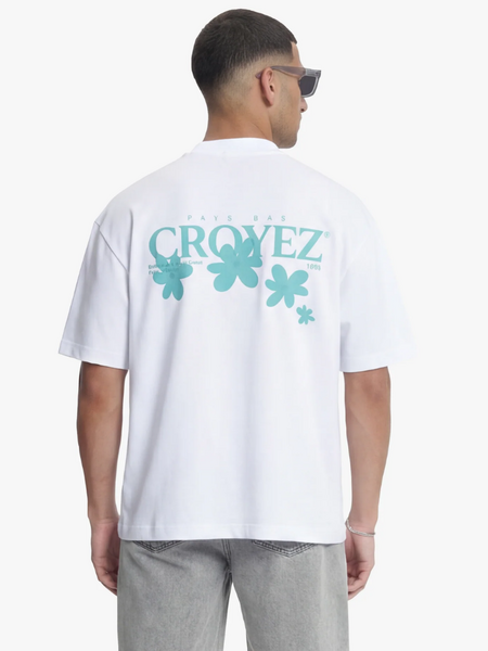 Croyez Croyez Botanique T-Shirt - White/Tiffany Blue Croyez Botanique T-Shirt - White/Tiffany Blue