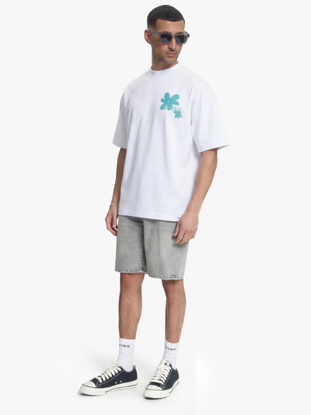 Croyez Croyez Botanique T-Shirt - White/Tiffany Blue