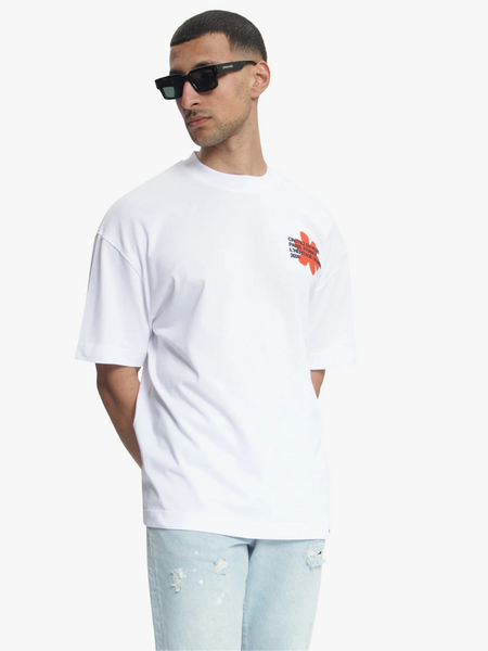 Croyez Croyez Silhouette T-Shirt - White/Orange