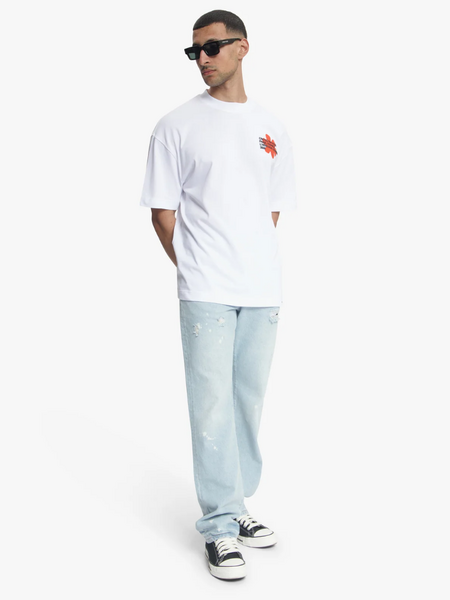 Croyez Croyez Silhouette T-Shirt - White/Orange