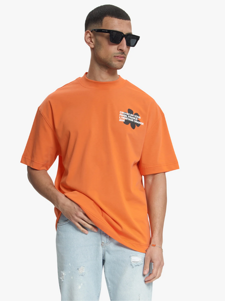 Croyez Croyez Silhouette T-Shirt - Orange