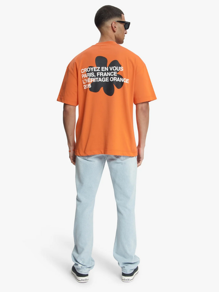 Croyez Croyez Silhouette T-Shirt - Orange