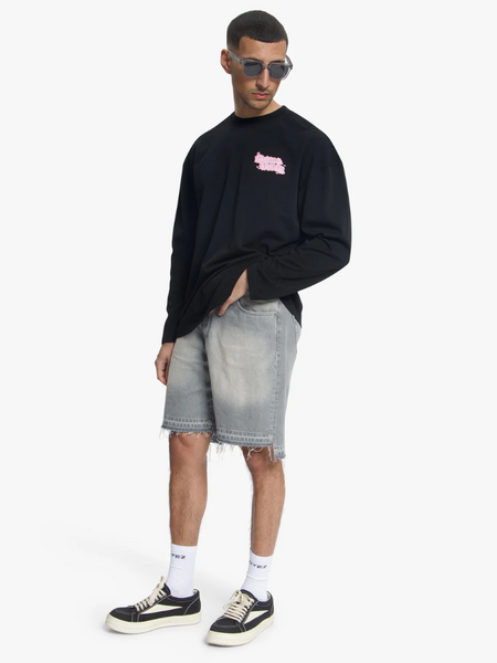 Croyez Fleur Heureuse Longsleeve - Black Croyez Croyez Fleur Heureuse Longsleeve - Black