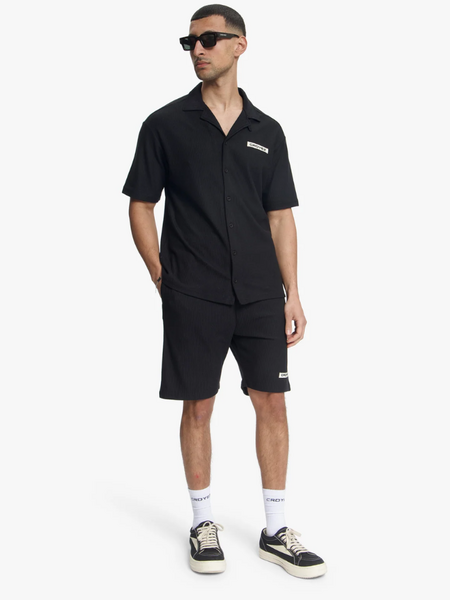 Croyez Plisse Shirt - Black Croyez Croyez Plisse Shirt - Black