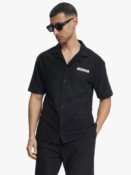 Croyez Croyez Plisse Shirt - Black Croyez Plisse Shirt - Black