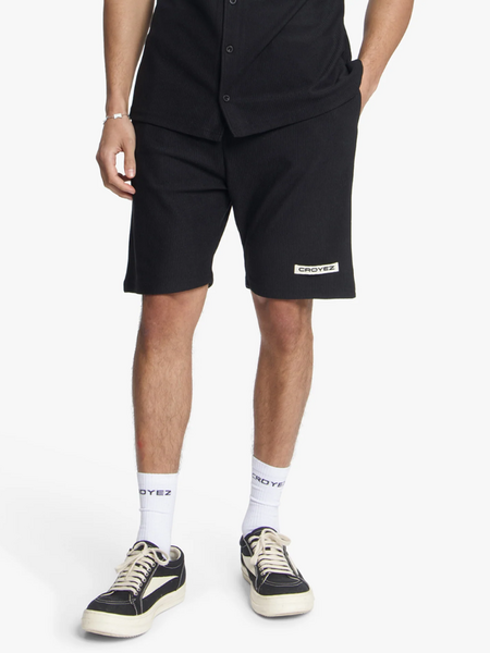 Croyez Croyez Plisse Shorts - Black Croyez Plisse Shorts - Black