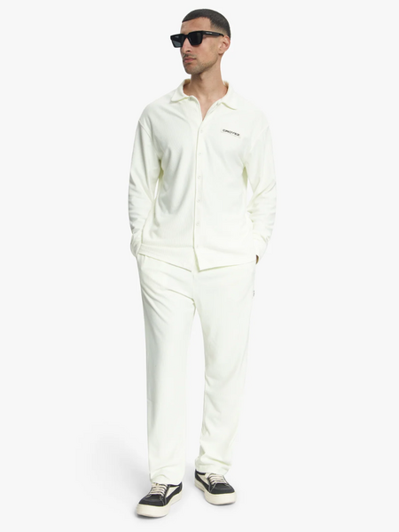 Croyez Croyez Plisse Longsleeve Combi-Set - Off-White Croyez Plisse Longsleeve Combi-Set - Off-White