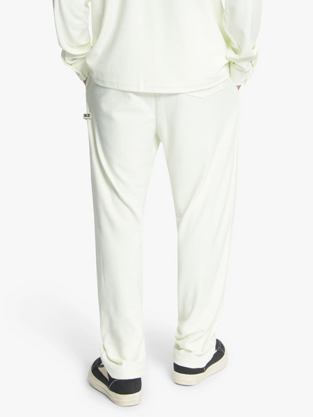 Croyez Croyez Plisse Straight Leg Pants - Off-White