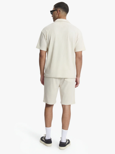 Croyez Plisse Shorts - Off-White Croyez Croyez Plisse Shorts - Off-White