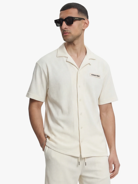 Croyez Plisse Shirt - Off-White