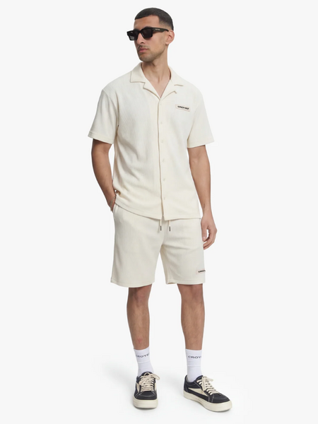 Croyez Croyez Plisse Shirt - Off-White