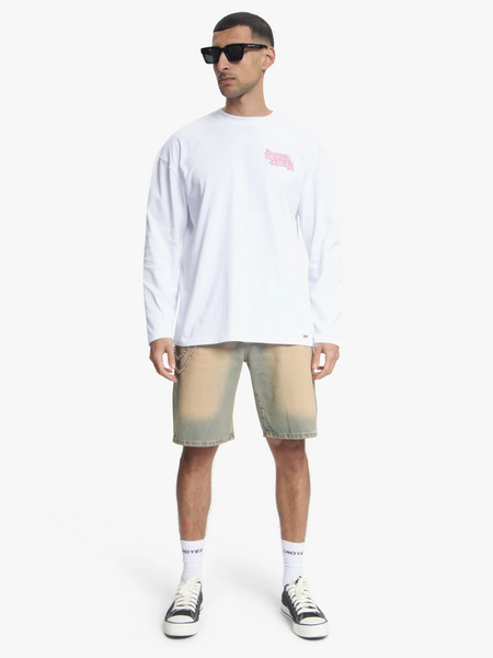 Croyez Fleur Heureuse Longsleeve - White Croyez Croyez Fleur Heureuse Longsleeve - White