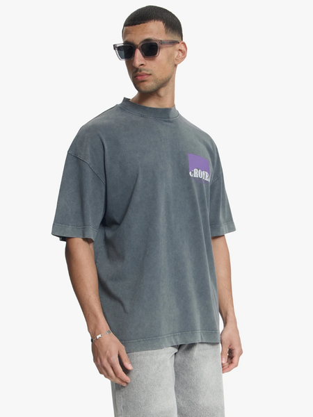 Croyez Croyez Entrepreneur T-Shirt - Acid Wash