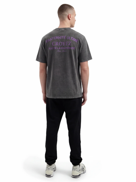 Croyez Croyez Original Fraternite T-Shirt - Acid Wash