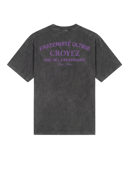 Croyez Croyez Original Fraternite T-Shirt - Acid Wash