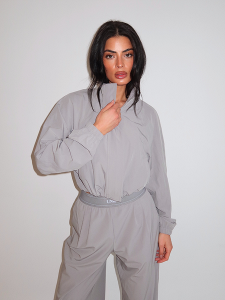 Unique The Label Unique The Label Gigi Jacket - Light Grey