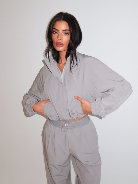 Unique The Label Unique The Label Gigi Jacket - Light Grey