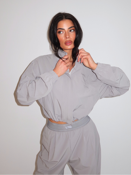 Unique The Label Unique The Label Gigi Jacket - Light Grey