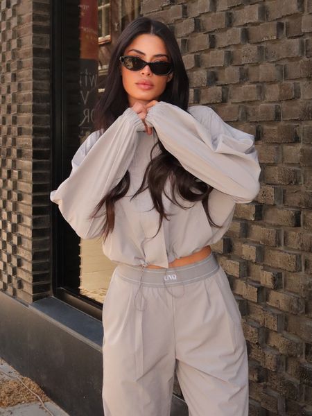 Unique The Label Unique The Label Gigi Jacket - Light Grey