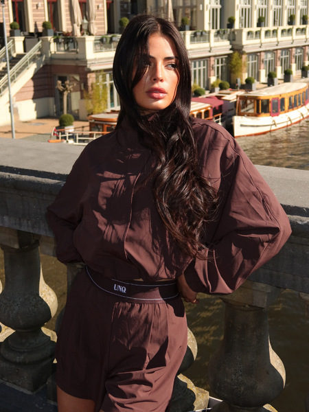 Unique The Label Unique The Label Gigi Jacket - Cacao