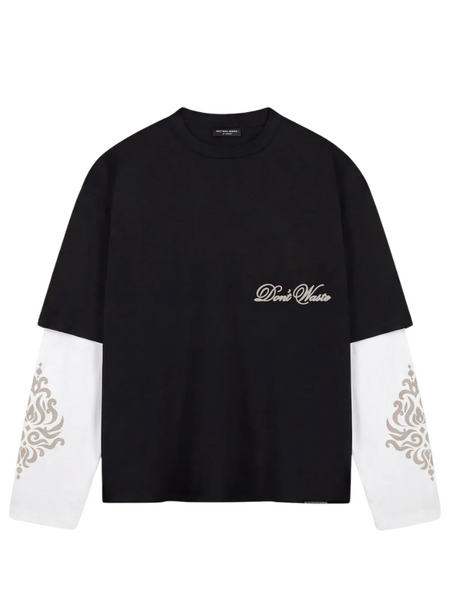 Don't Waste Culture Don't Waste Culture Alare Layer Longsleeve - Black