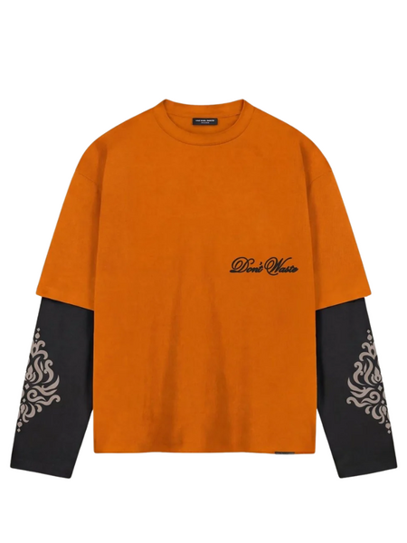 Don't Waste Culture Alare Layer Longsleeve - Oranje Don't Waste Culture Don't Waste Culture Alare Layer Longsleeve - Oranje
