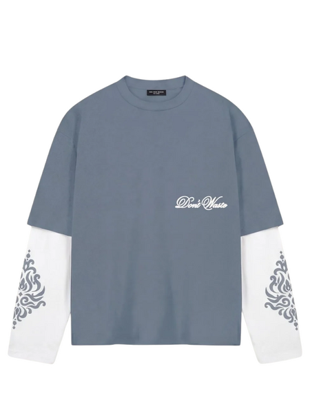 Don't Waste Culture Don't Waste Culture Alare Layer Longsleeve - Light Blue