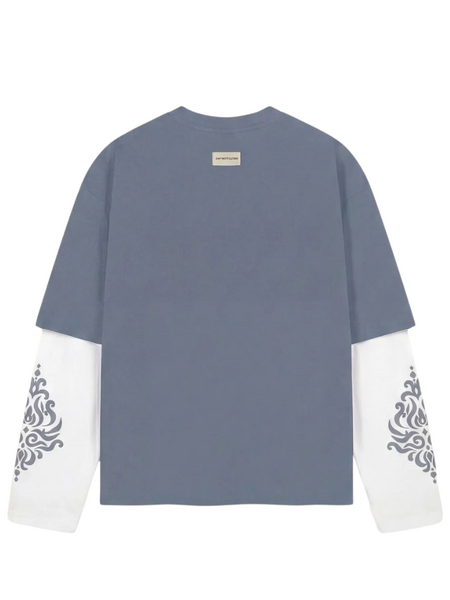 Don't Waste Culture Don't Waste Culture Alare Layer Longsleeve - Light Blue