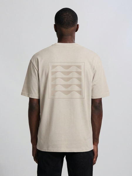 Vanner Vanner Monogram Tee - Moonbeam
