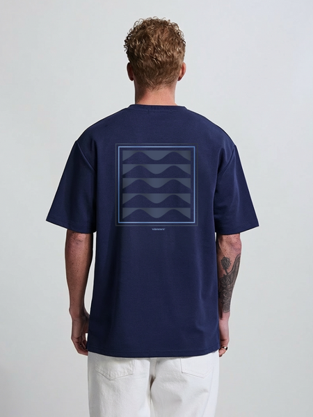 Vanner Monogram Tee - Navy