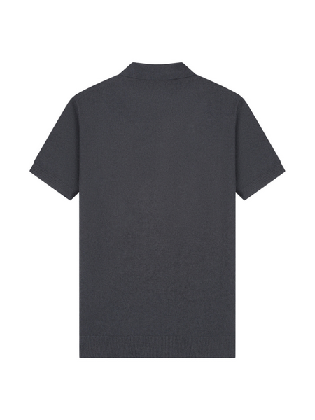 Malelions Bouclé Polo - Antra Grey Malelions Malelions Bouclé Polo - Antra Grey