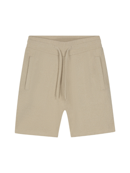 Malelions Malelions Bouclé Shorts - Light Taupe Malelions Bouclé Shorts - Light Taupe