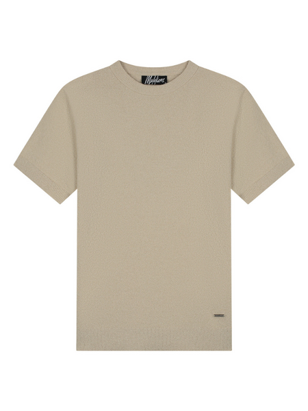 Malelions Malelions Bouclé T-Shirt - Light Taupe Malelions Bouclé T-Shirt - Light Taupe