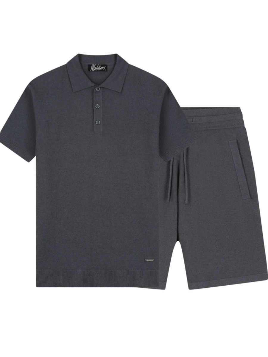 Malelions Bouclé Combi-Set - Antra Grey Malelions Malelions Bouclé Combi-Set - Antra Grey