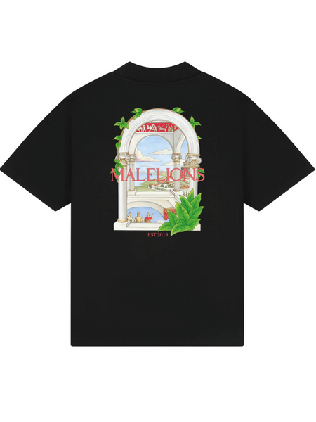Malelions Roman T-Shirt - Black