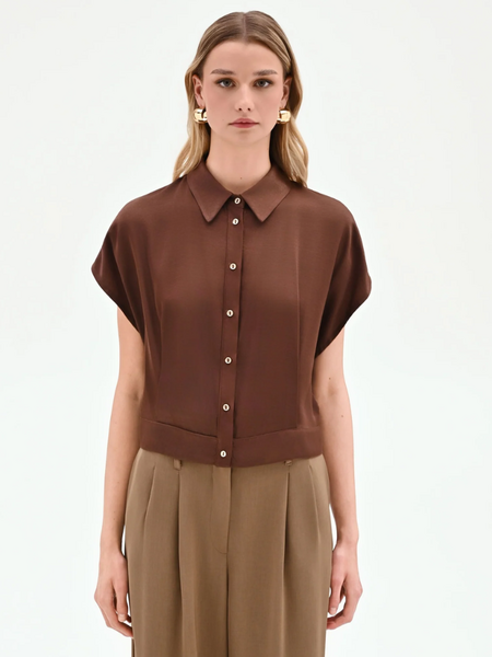 Rinascimento Rinascimento Mira Camicia - Cioccolato